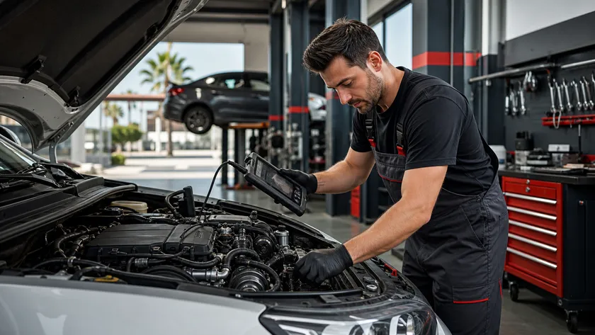 Lara oto mekanik servisinde motor arızası kontrolü